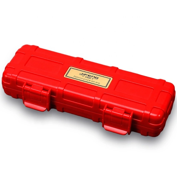  Custom plastic outside Cedar Wood inside travel Cigar case with humidifier for 2 cigars