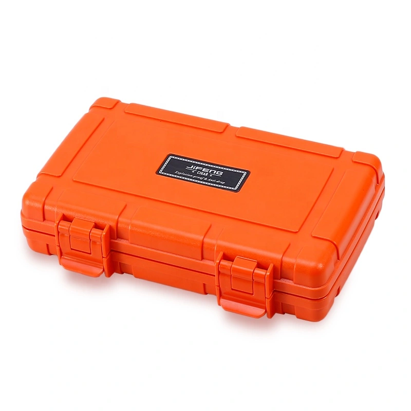 explosion-proof plastic plain foam inside travel custom cigar case for 5 cigars
