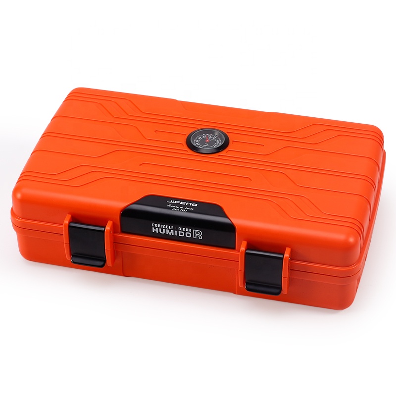 orange travel humidor