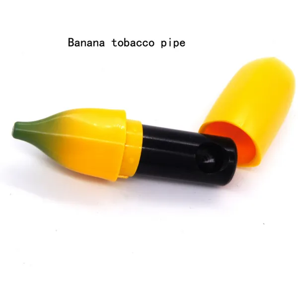 Aluminum alloy banana shape smoking pipe