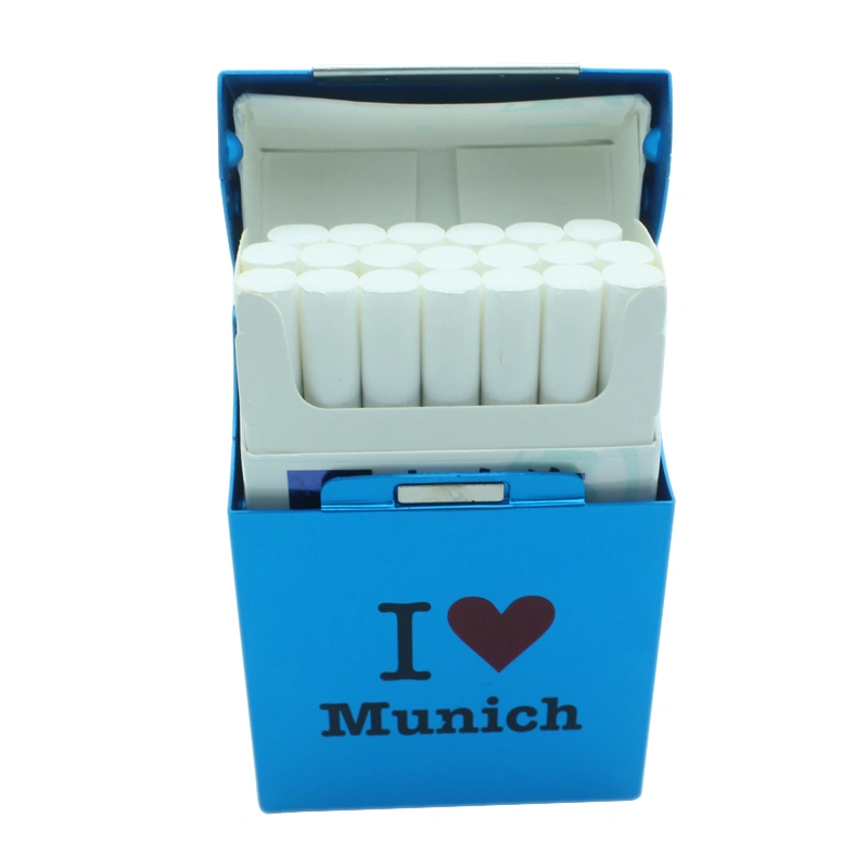 Aluminum alloy king size cigarette case made in China