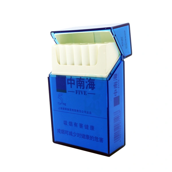 transparent plastic cigarette box holder case 