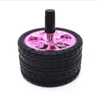 Stainless Steel Alloy Wheel Tyre Design Push Down Spinning Ashtray Ash Tray 