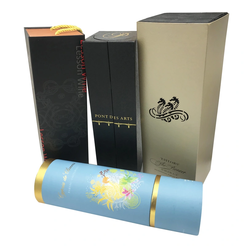 Custom Packaging Box-Tube Wine Box | China