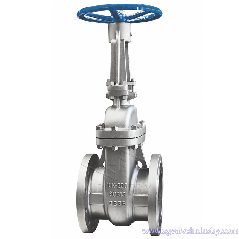 jis 10k/20k kołnierz wznoszący się zasuwa z trzpieniem——zawór zg 