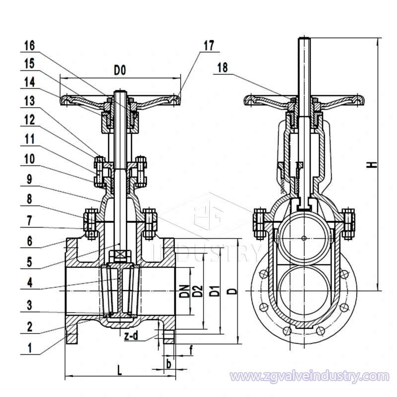 bs pn10/pn16 цутгамал/хуванцар төмөр өргөх ишний хаалга хавхлага——zg хавхлага 
