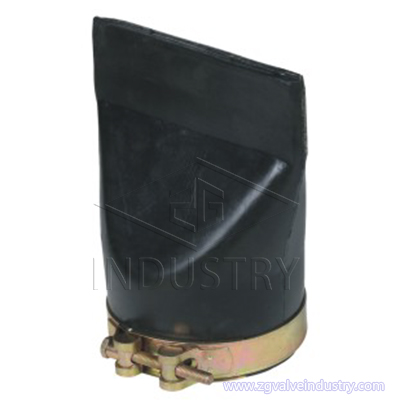 Flange type rubber duckbill valve from ZG VALVE