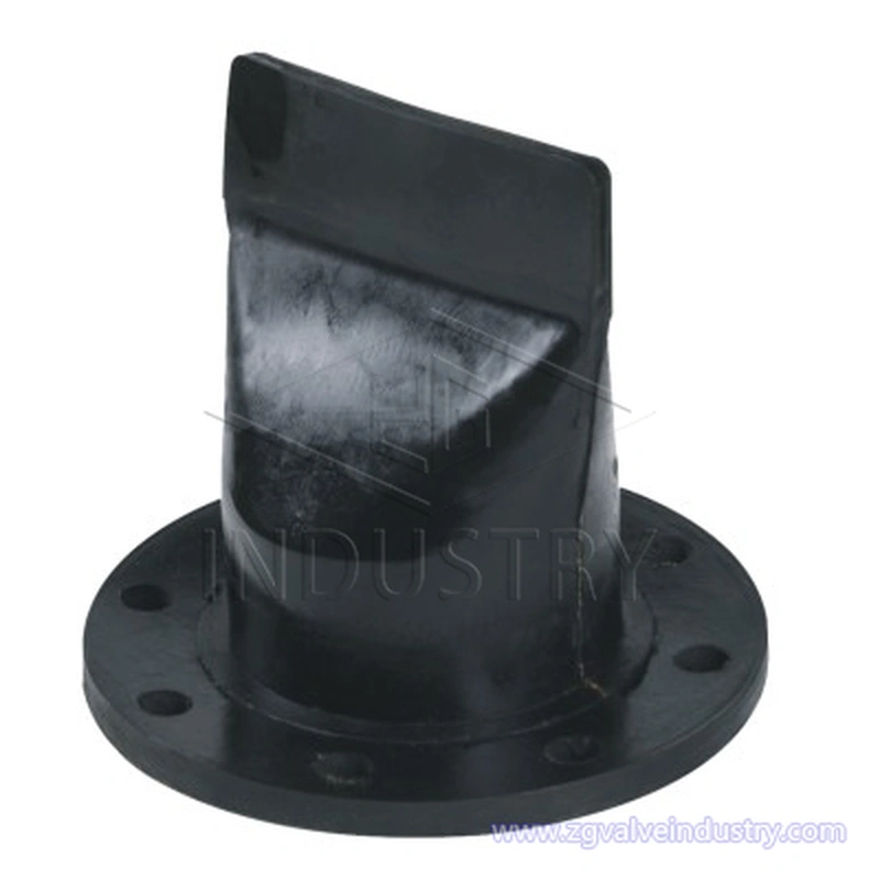 vanne à bec de canard en caoutchouc à bride de vanne zg 