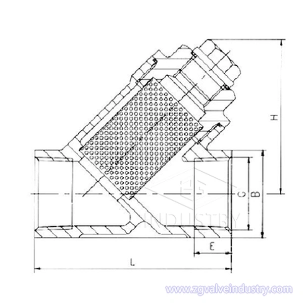 colador tipo y tipo tornillo ansi cl150 / 300/600 pn16-pn64 - npt / bsp