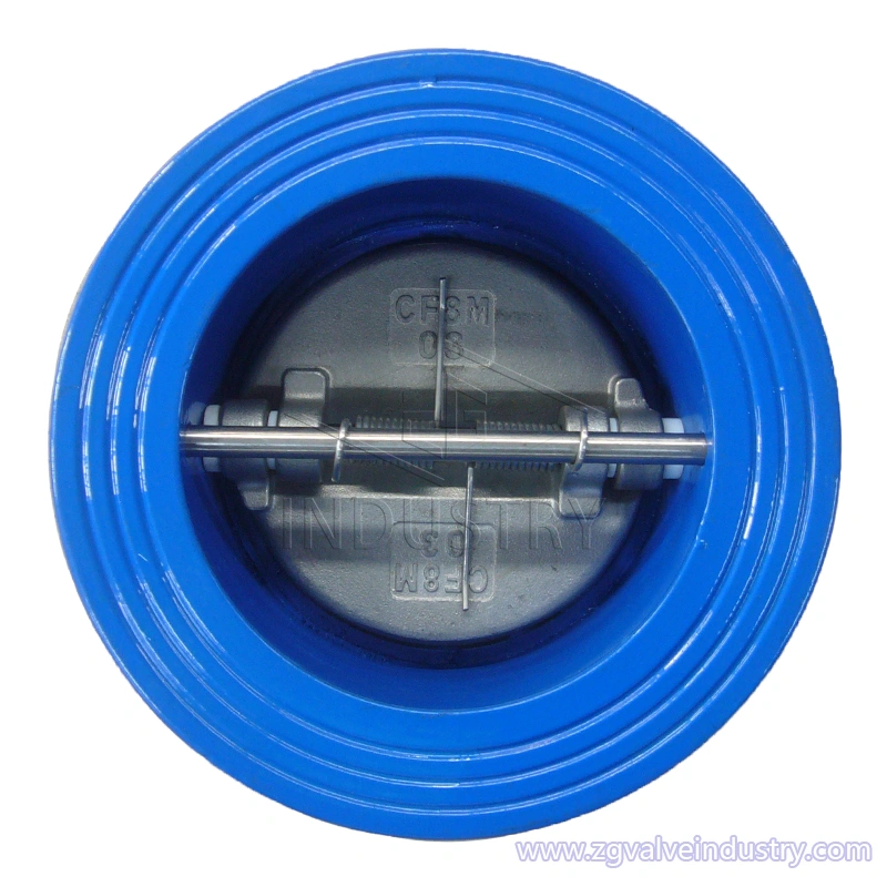 válvula de retención de doble puerta tipo wafer —— válvula zg 