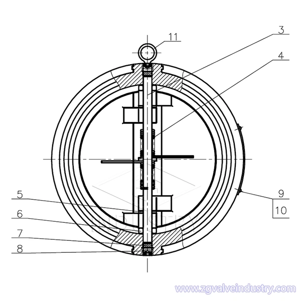 Wafer Type Double Door Check Valve——ZG VALVE