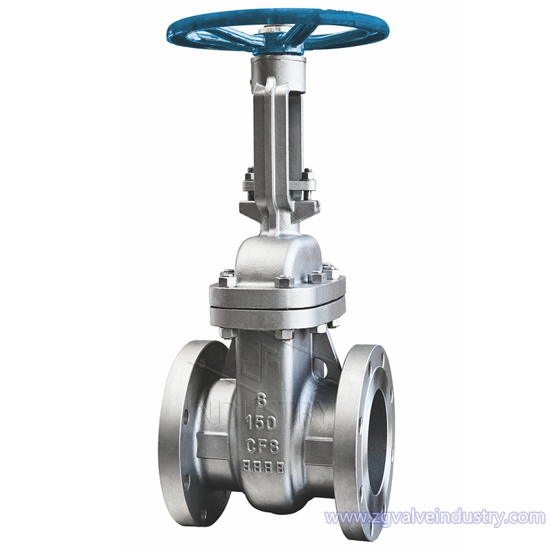 ansi class150-class600 صمام بوابة wcb / ss ساق صاعد —— صمام zg 