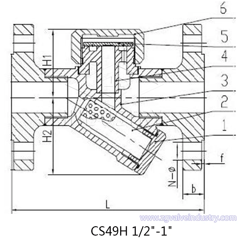 열역학적 스팀트랩(디스크형) (pn16, pn25, pn40, pn63) 