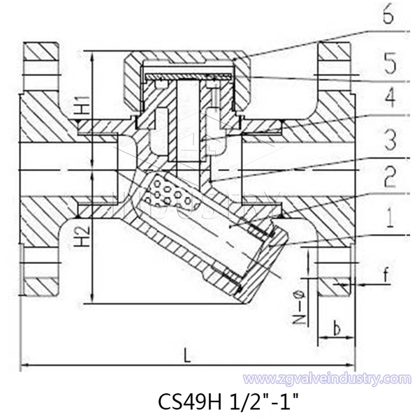 perangkap wap termodinamik (jenis cakera) (pn16, pn25,pn40,pn63)