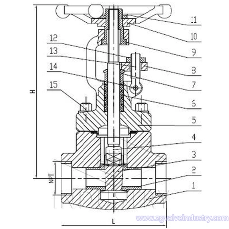 injap pintu keluli palsu 800lb/1500lb/2500lb 