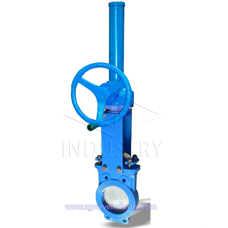 Bevel Gear Knife Gate Valve from ZG VALVE