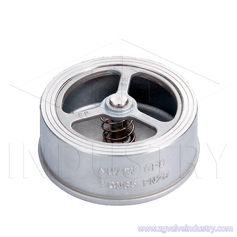 wcb / stal nierdzewna gb jednopłytowy zawór zwrotny podnoszenia wafla — — zawór zg 