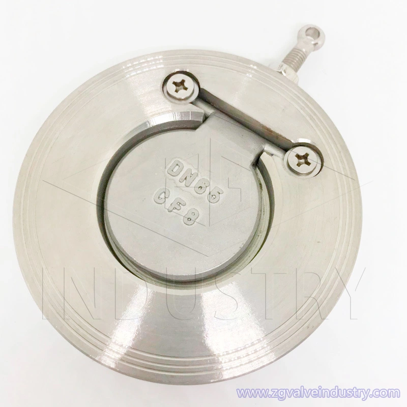 wcb / stal nierdzewna gb jednopłytowy zawór zwrotny waflowy; 