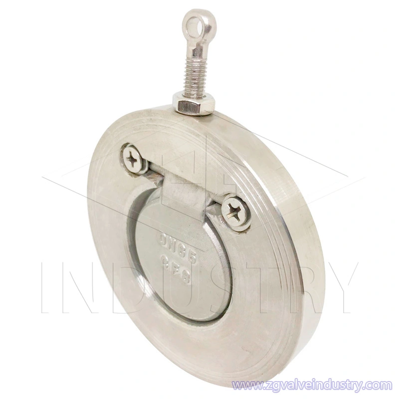 wcb / stal nierdzewna gb jednopłytowy zawór zwrotny waflowy; 