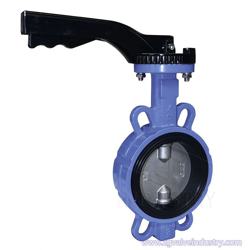 ansi cl150/din/bs/jis 10k zawór motylkowy typu wafel z zaworu zg 