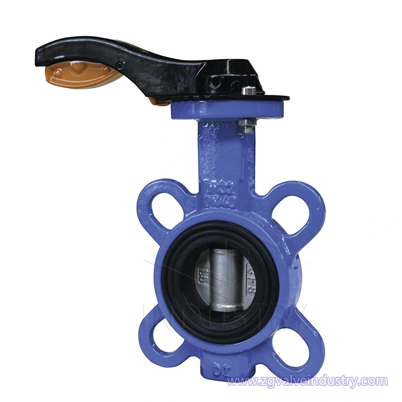 ansi cl150/din/bs/jis 10k zawór motylkowy typu wafel z zaworu zg 