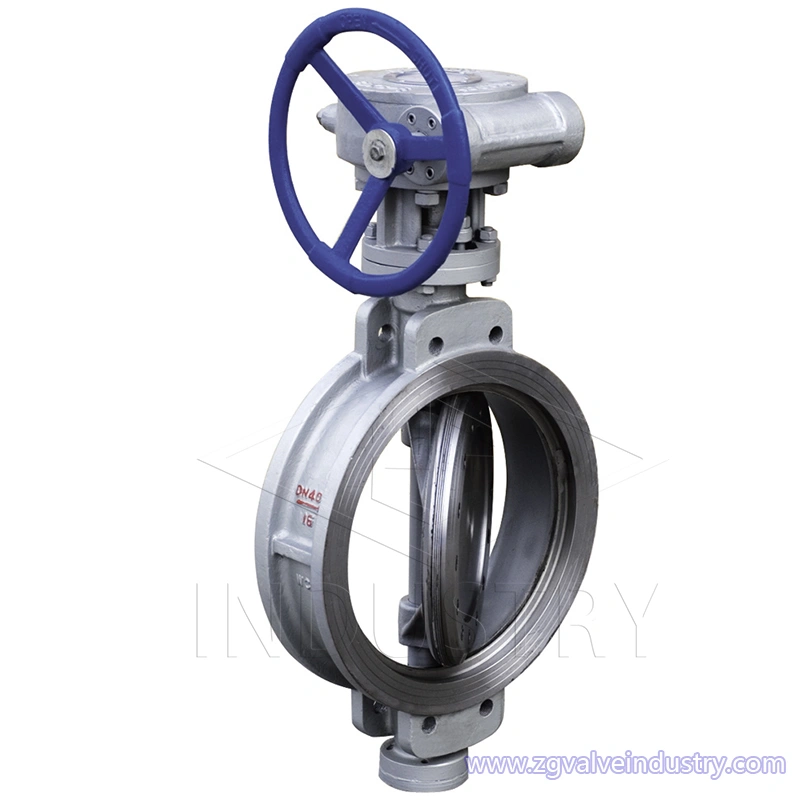 API Tri- eccentric Wafer Type Hard Seal Butterfly Valve