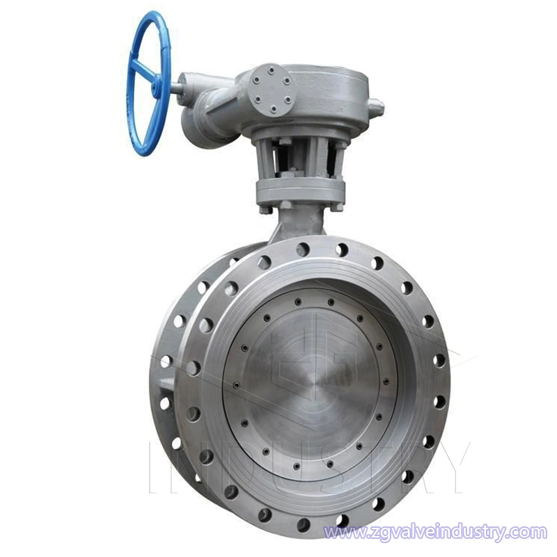 zawór motylkowy trójosiowy waflowy/lt/kołnierzowy 