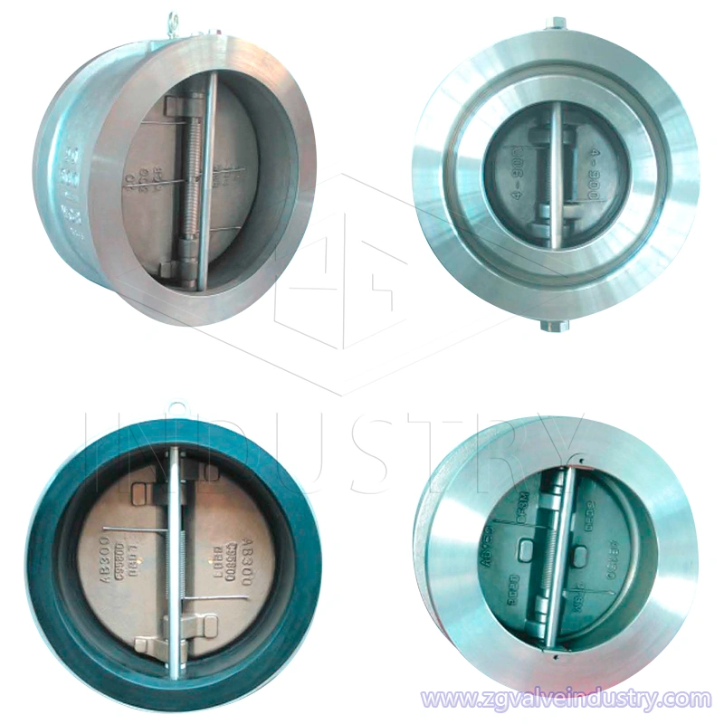 clapet anti-retour de plaquette à double plaque wcb/inoxydable gb——valve zg 
