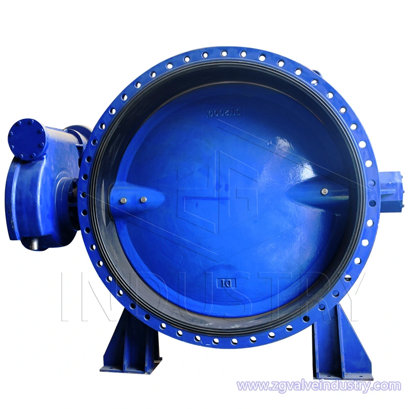 vanne papillon à bride de grande taille de la vanne zg